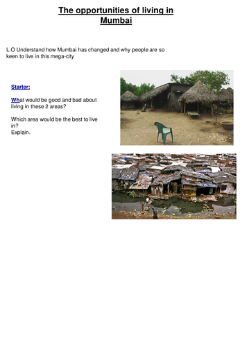 Issues in Mumbai (Edexcel B 9-1)