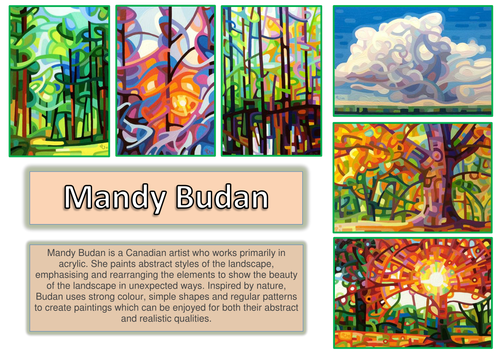 Landscape Artist Handouts | Teaching Resources