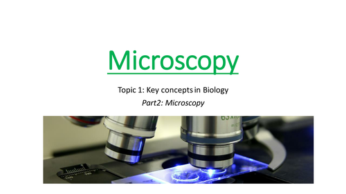 Key concepts in Biology, Topics 1-3 Edexcel Biology 9-1 (Cells ...