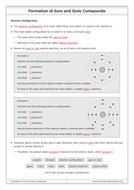 Formation of Ions and Ionic Compounds [Worksheet] | Teaching Resources