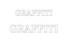 Graffiti Stencil Words | Teaching Resources