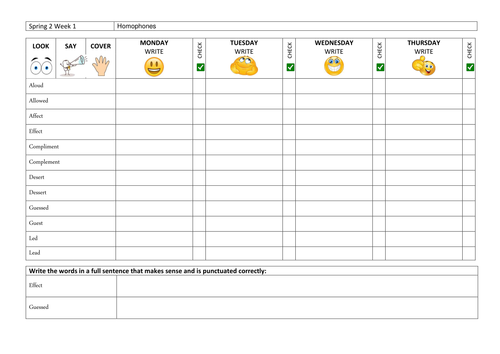 Year 5 and 6 Spellings Practice | Teaching Resources