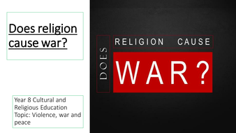 argumentative essay on is religion the cause of war