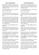 Gcse creative writing model answers image