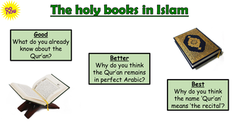 AQA A Islam Beliefs and Teachings Lesson 10 - Holy books in Islam