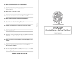 Before The Flood - worksheet, lesson plan and presentation | Teaching