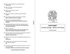 before the flood worksheet lesson plan and presentation teaching