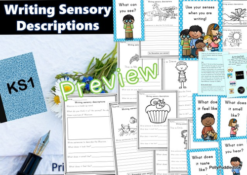 writing-sensory-descriptions-activity-workbook-and-posters-teaching-resources