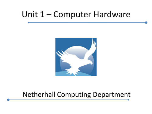 Cambridge Technicals 2016 L3 ICT - Computer Hardware