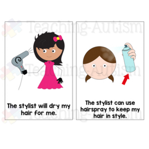Going to Hairdressers Social Story Teaching Resources