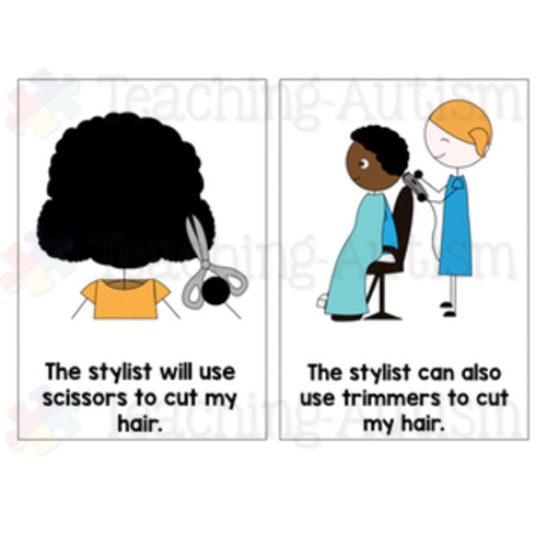 Going to Hairdressers Social Story Teaching Resources