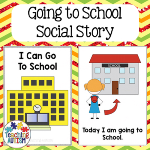 Going to school social story teaching resources