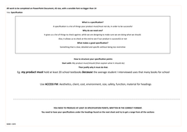 Igcse english - first language worksheets picture