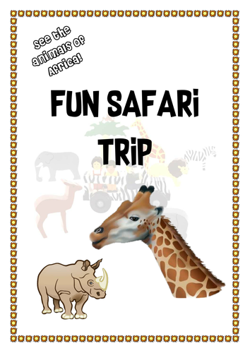 Fun Safari Trip Leaflet