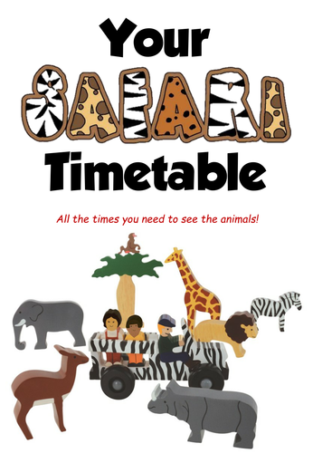 Safari Timetable