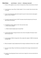 Work done calculations | Teaching Resources