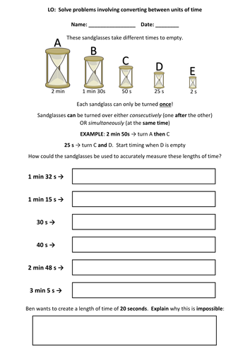 ks2 time problem solving