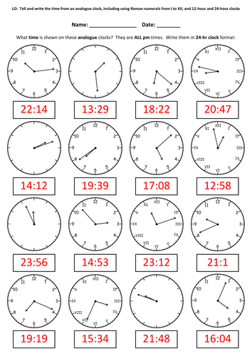 KS2: Time - Worksheets, Games and Mini-Assessments | Teaching Resources