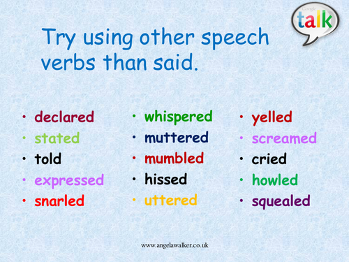 spag-other-words-for-said-powerpoint-teaching-resources