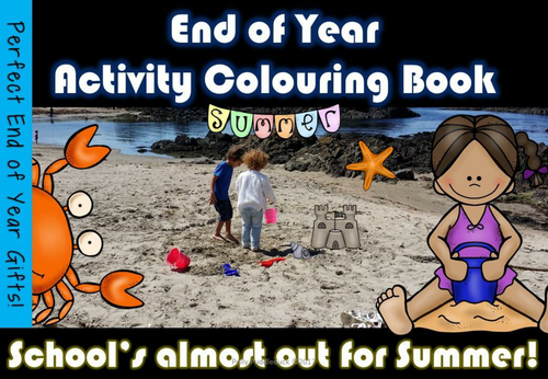 End of Year Summer Activity Colouring Book (EYFS/KS1)
