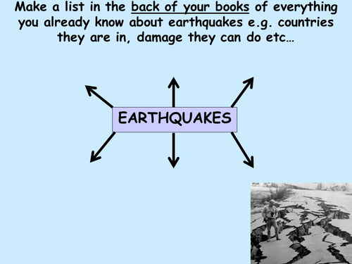 Key Stage 3 Earthquakes: Lesson 1 Structure of the Earth | Teaching ...