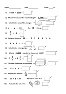 Year 6: Mental Arithmetic Tests | Teaching Resources