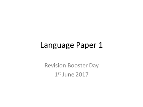 Language Paper 1: Reading Section - Frankenstein Extract and ...