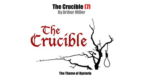 hysteria in the crucible