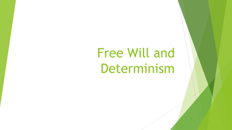 OCR Ethics Free Will and Determinism PowerPoint and Notes | Teaching ...