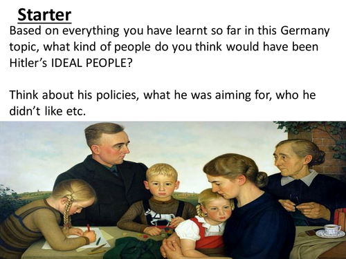 NEW HISTORY GCSE OCR SPEC - Germany, Changing lives, part 1 - economy, workers and home