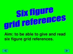 Key Stage 3; OS map skills - 6 six figure grid references | Teaching