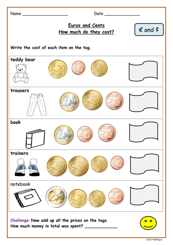 money problem questions count add subtract draw coins