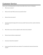 Customer Service Skills Worksheets and Activities by Resource_Creator