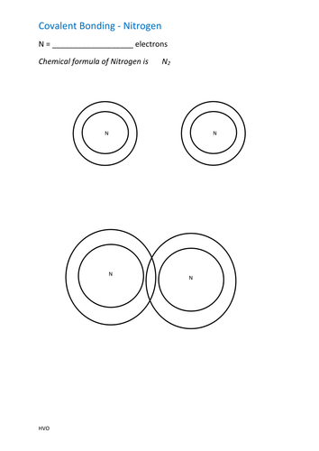 Covalent bonding worksheets for the new AQA GCSE 2018 | Teaching Resources