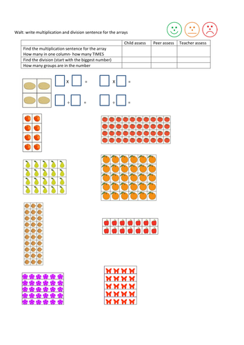 Year 2 Real life arrays | Teaching Resources