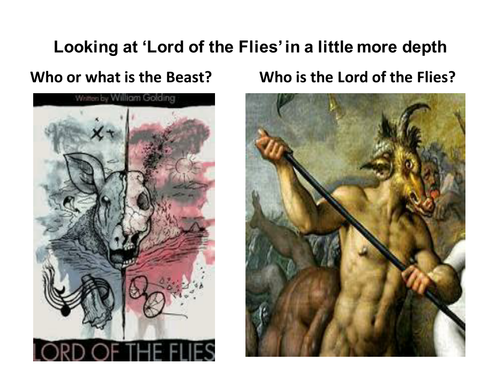 Lord of the flies: extension work on religious symbolism and  original sin
