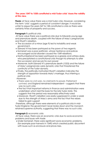 a-level-history-tudors-mid-tudor-crisis-essay-plan-teaching-resources