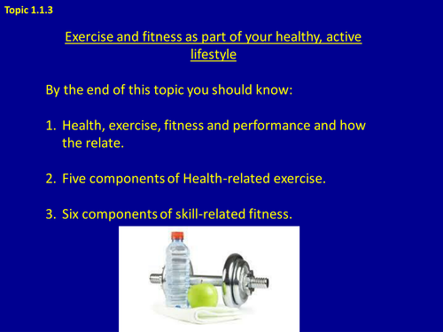 GCSE PE Booklet and Powerpoint.