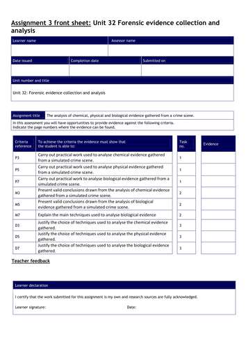 Edexcel BTEC Applied Science (2010) assignment briefs | Teaching Resources