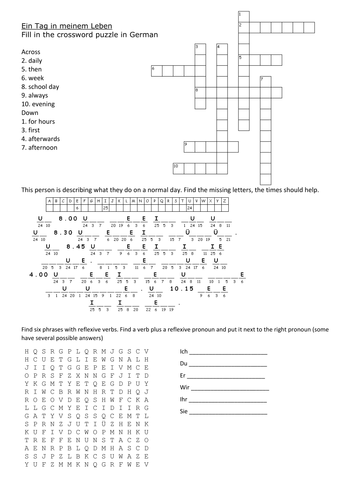 Stimmt GCSE Red Home puzzle – Ein Tag in meinem Leben