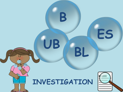 Science Investigation Bubbles Teaching Resources