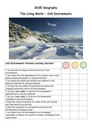 AQA New GCSE Cold Environments work booklet | Teaching Resources