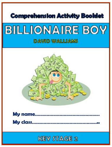 Billionaire Boy - KS2 Comprehension Activities Booklet!