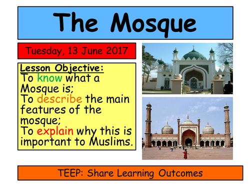 KS3 Islam- The Mosque
