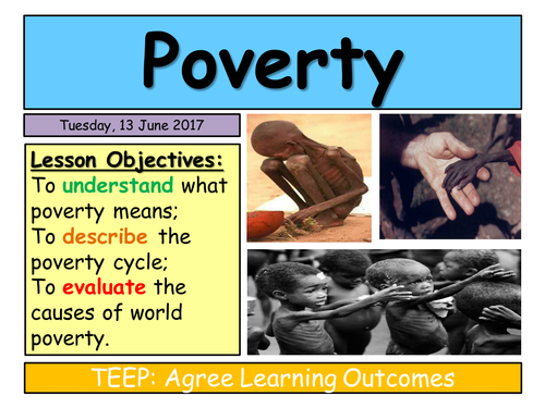 KS3 Charity- The causes of world poverty