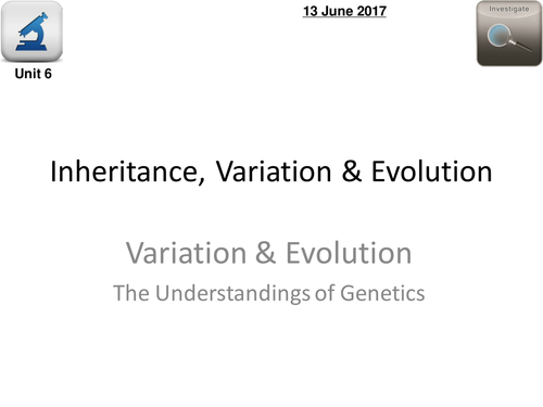 AQA Biology 4.6  –   L8 Mendel