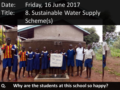 8. Sustainable Water Supply Schemes