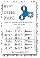 Fidget Spinner Maths | Teaching Resources