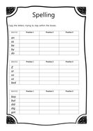 ks1 year 1 spelling worksheet list 1 pack 1 teaching resources