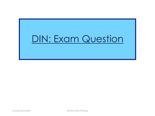 Exam Technique Analytical Chemistry Questions